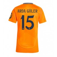 Real Madrid Arda Guler #15 Vieraspaita Naiset 2024-25 Lyhythihainen